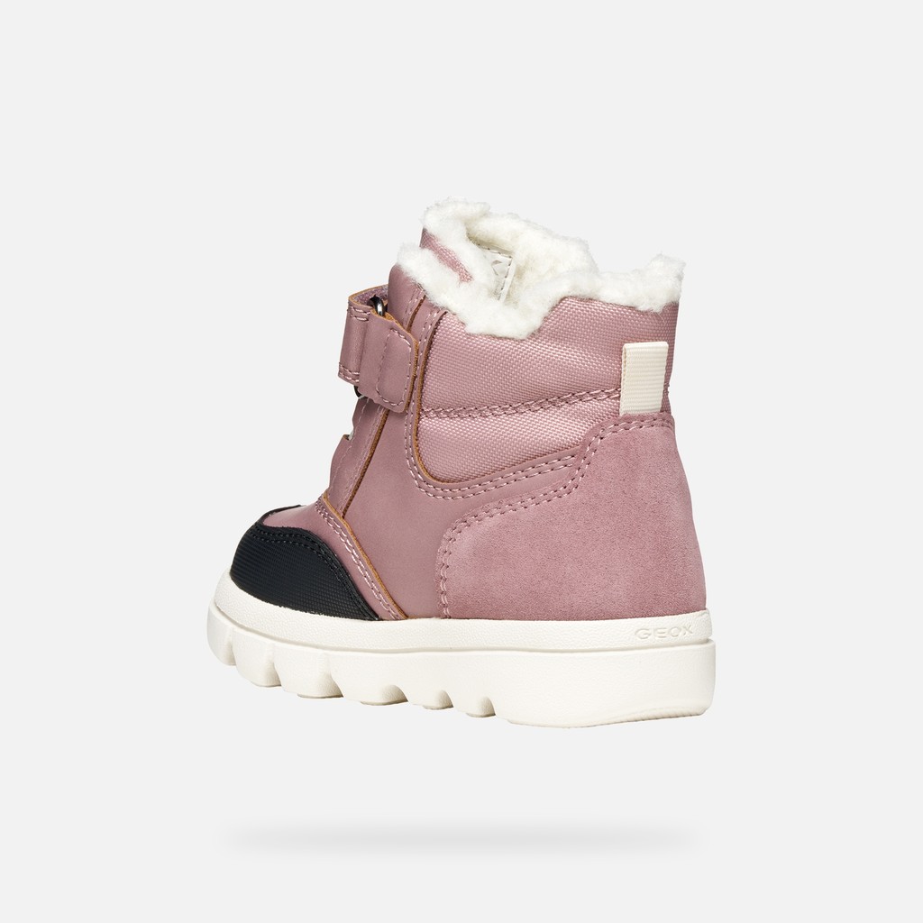 Waterproof ankle boots WILLABOOM ABX TODDLER GIRL Dark Rose - image number 3 | GEOX