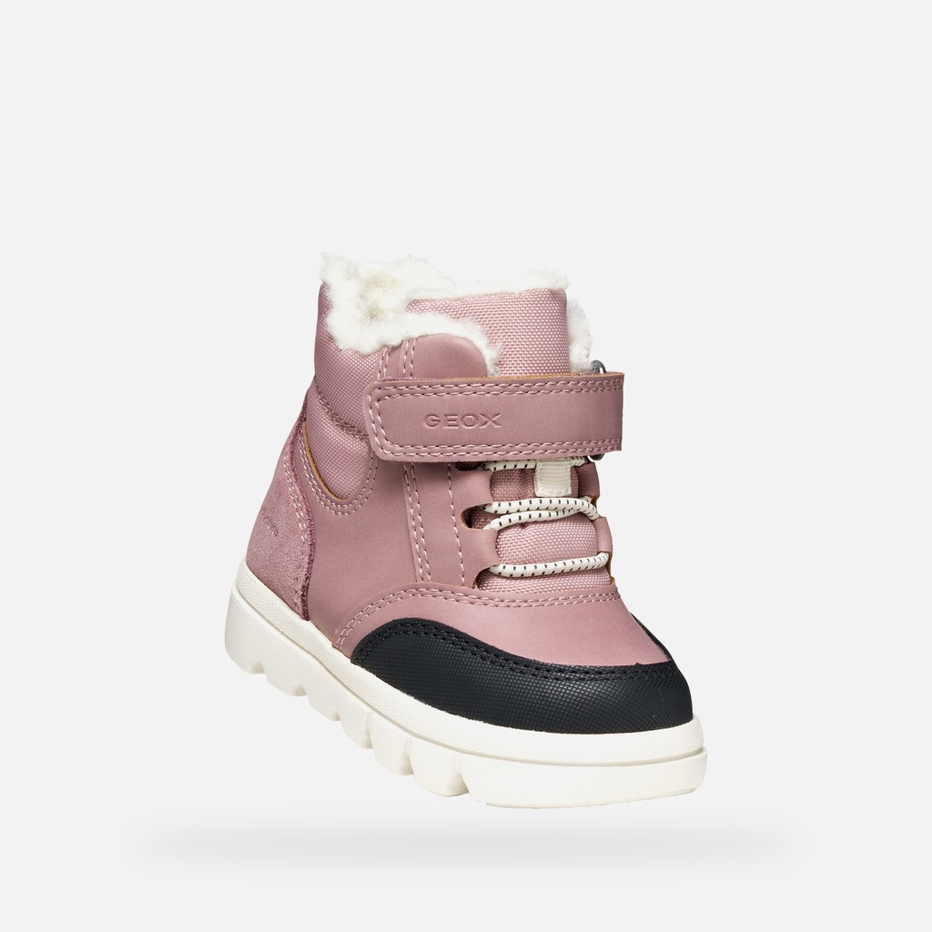 Waterproof ankle boots WILLABOOM ABX TODDLER GIRL Dark Rose - image number 4 | GEOX