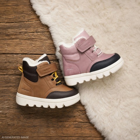 Waterproof ankle boots WILLABOOM ABX TODDLER GIRL Dark Rose - image number 7 | GEOX