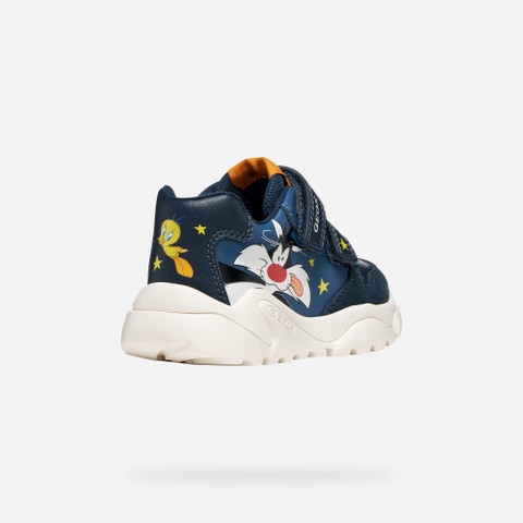 Looney Tunes shoes CIUFCIUF TODDLER Navy - image number 4 | GEOX