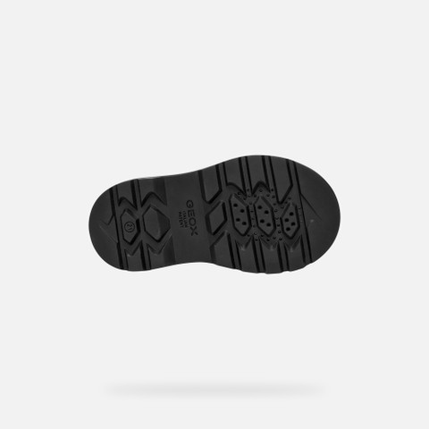 Combat boots KIDDARTAH TODDLER Light ivory/Black - image number 6 | GEOX
