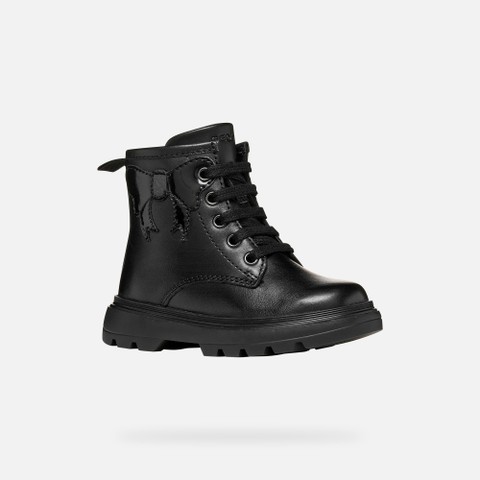 Rangers chaussures KIDDARTAH PETITE FILLE Noir - image number 2 | GEOX