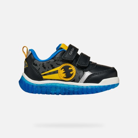 Batman shoes LIGHTYLOO TODDLER BOY Black/Yellow - image number 2 | GEOX