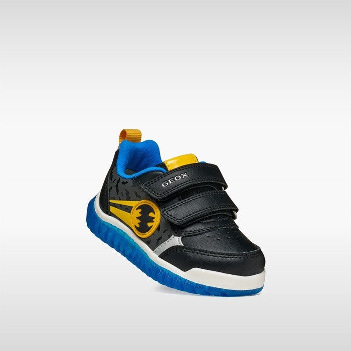 Batman shoes LIGHTYLOO TODDLER BOY Black/Yellow | GEOX
