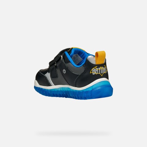Batman shoes LIGHTYLOO TODDLER BOY Black/Yellow - image number 4 | GEOX