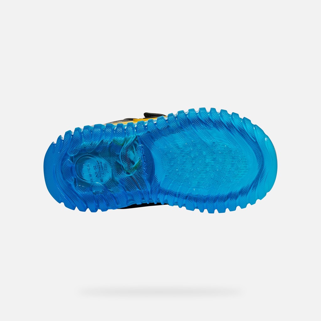 Batman shoes LIGHTYLOO TODDLER BOY Black/Yellow - image number 7 | GEOX