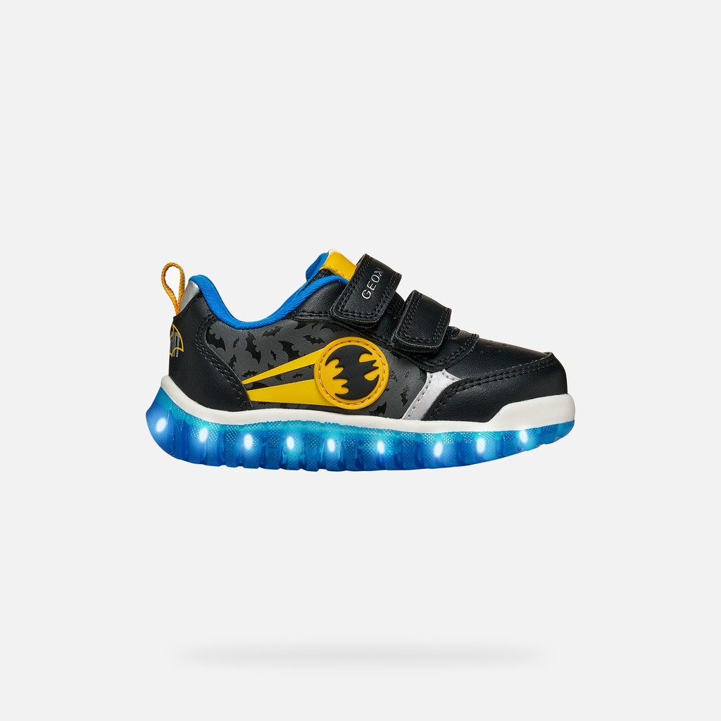 Batman shoes LIGHTYLOO TODDLER BOY Black/Yellow - image number 1 | GEOX