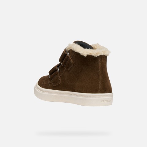 Fur-lined shoes NASHIK   TODDLER BOY Dark Brown - image number 3 | GEOX