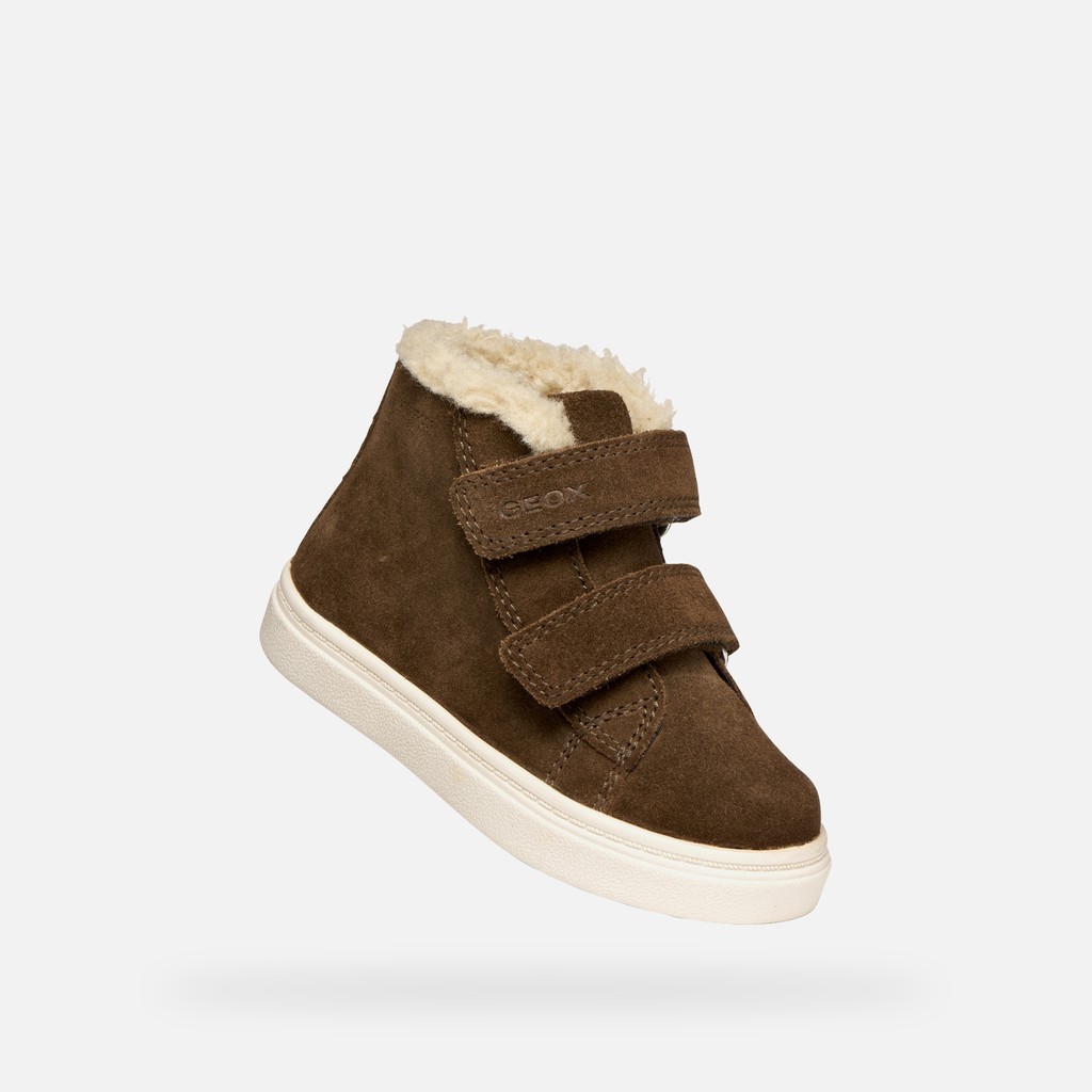Fur-lined shoes NASHIK   TODDLER BOY Dark Brown - image number 4 | GEOX