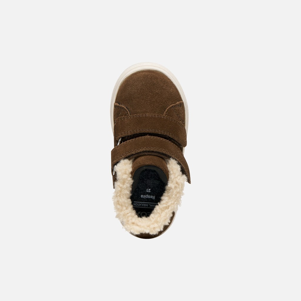 Fur-lined shoes NASHIK   TODDLER BOY Dark Brown - image number 5 | GEOX