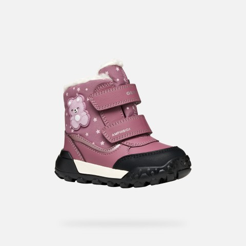 Waterproof ankle boots TREKKYUP ABX TODDLER GIRL Dark Rose - image number 2 | GEOX