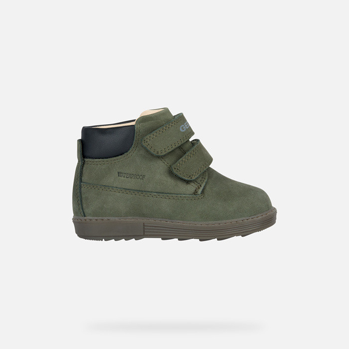 Waterproof shoes HYNDE   BABY Dark Green | GEOX
