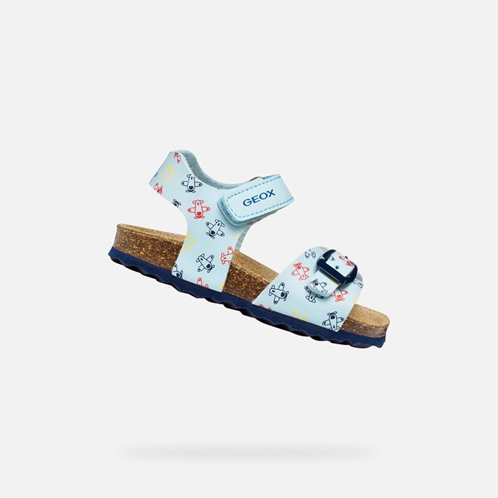Sandali aperti SANDAL CHALKI BIMBO Blu chiaro | GEOX