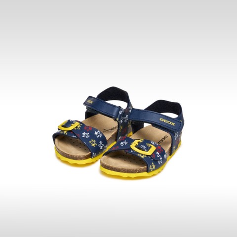 Sandali aperti SANDAL CHALKI BIMBO Blu navy/Giallo - image number 1 | GEOX