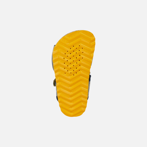 sandals with straps SANDAL CHALKI BABY Sage/Ochre Yellow - image number 6 | GEOX