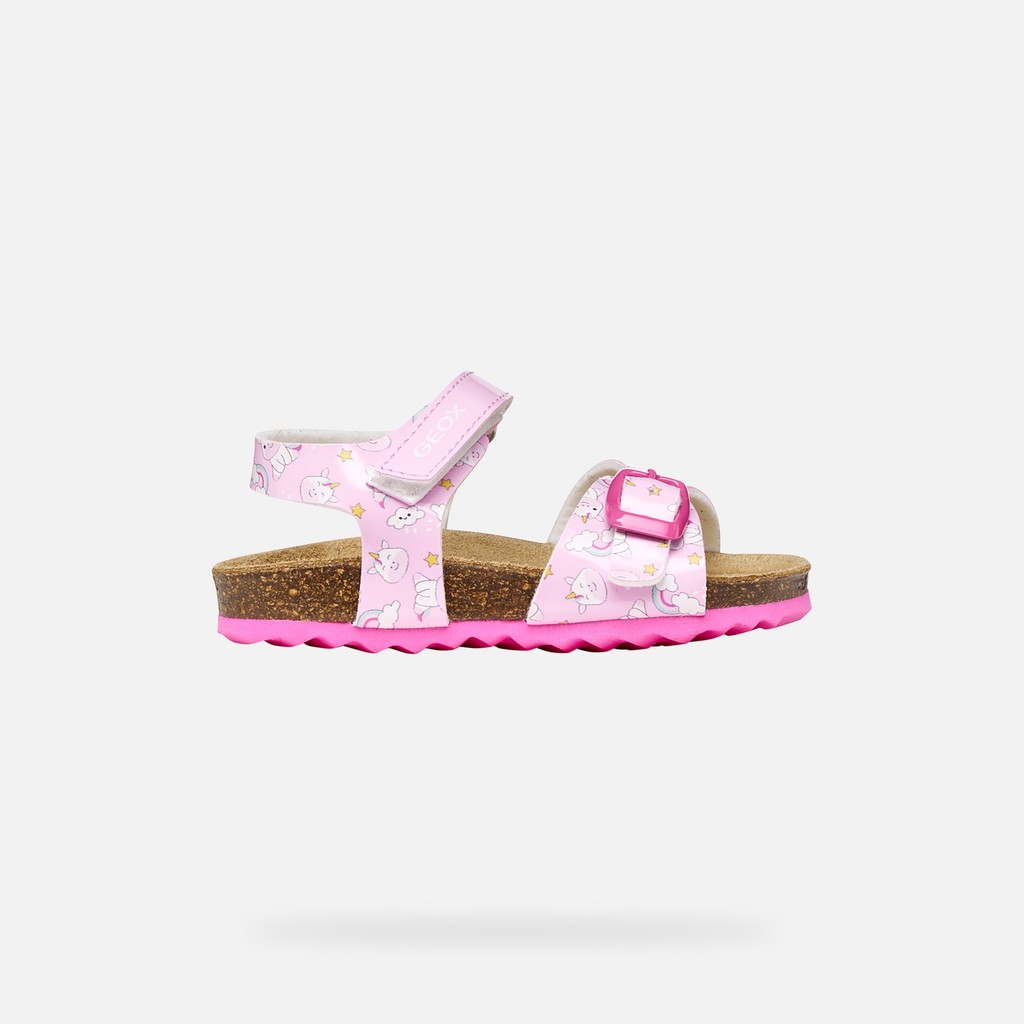 Sandal Chalki Bébé Rose/multicolore