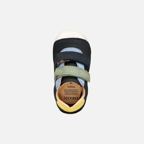 Chaussures &agrave; scratch TUTIM B&Eacute;B&Eacute; Bleu marine/Bleu ciel fonc&eacute; - image number 5 | GEOX