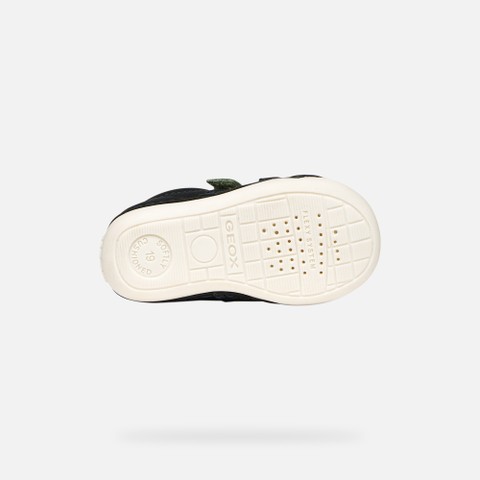 Chaussures &agrave; scratch TUTIM B&Eacute;B&Eacute; Bleu marine/Bleu ciel fonc&eacute; - image number 6 | GEOX