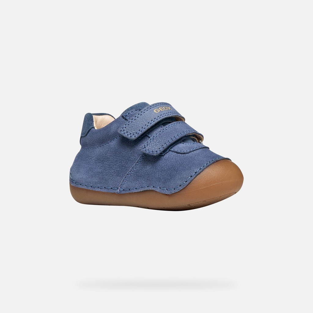Toddler velcro shoes TUTIM BABY BOY Denim - image number 2 | GEOX