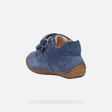 Toddler velcro shoes TUTIM BABY BOY Denim - image number 3 | GEOX