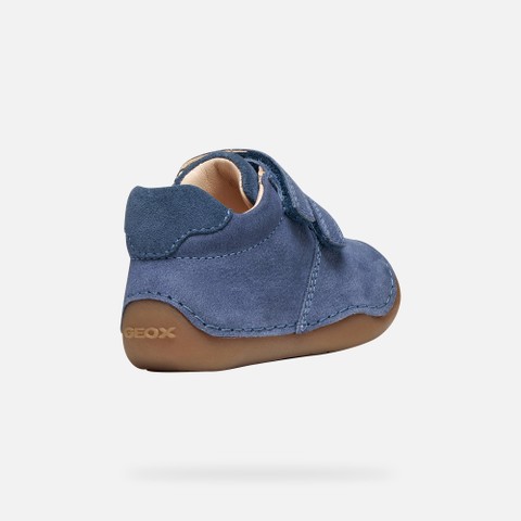 Toddler velcro shoes TUTIM BABY BOY Denim - image number 4 | GEOX