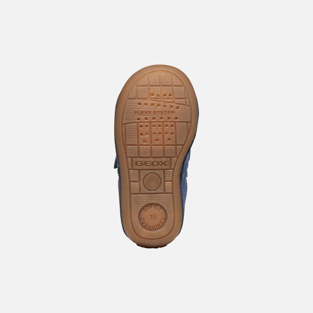 Toddler velcro shoes TUTIM BABY BOY Denim - image number 6 | GEOX