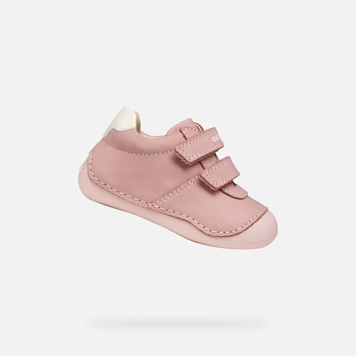 Velcro shoes TUTIM BABY GIRL Old Rose/Off white | GEOX