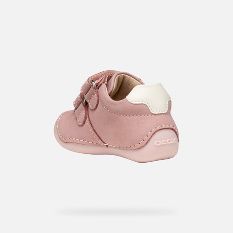 Velcro shoes TUTIM BABY GIRL Old Rose/Off white - image number 3 | GEOX