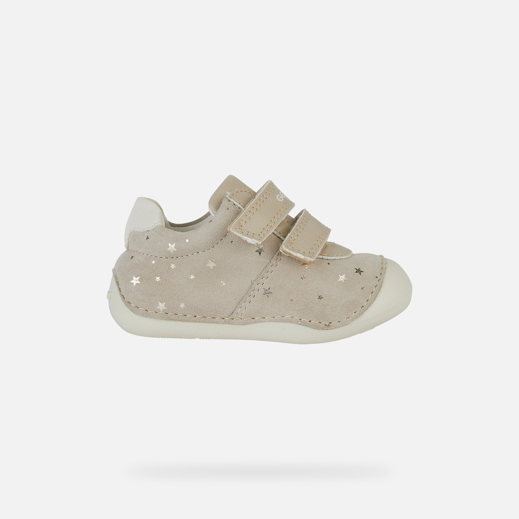 GEOX Shoes Tutim Toddler Girl Beige platinum Size 22