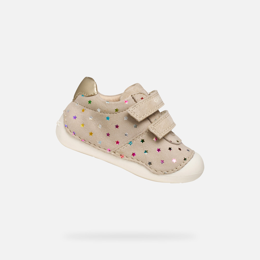 Velcro shoes TUTIM BABY Beige/Light Gold - image number 0 | GEOX