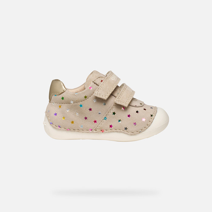 Velcro shoes TUTIM BABY Beige/Light Gold | GEOX