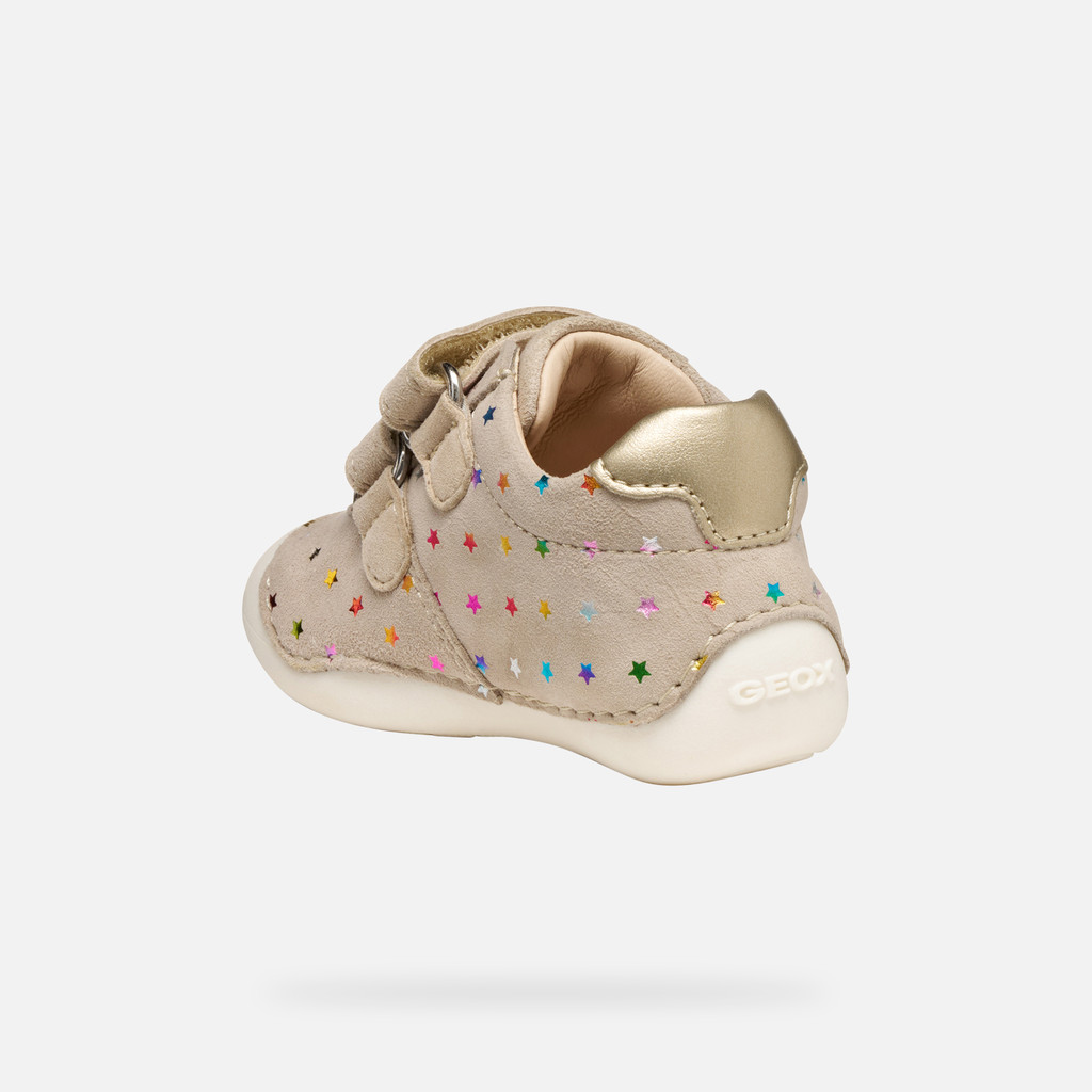Velcro shoes TUTIM BABY Beige/Light Gold - image number 3 | GEOX