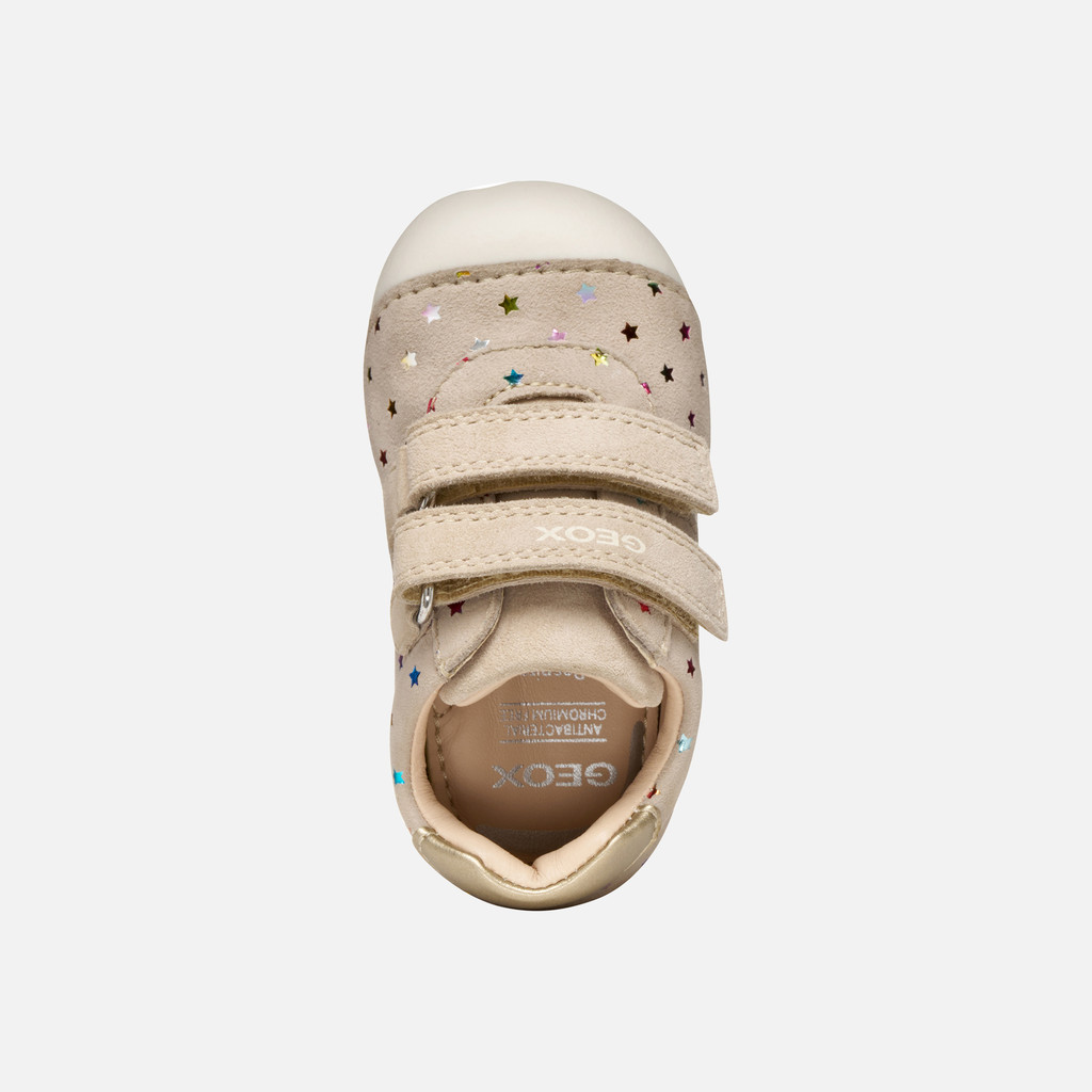 Velcro shoes TUTIM BABY Beige/Light Gold - image number 5 | GEOX