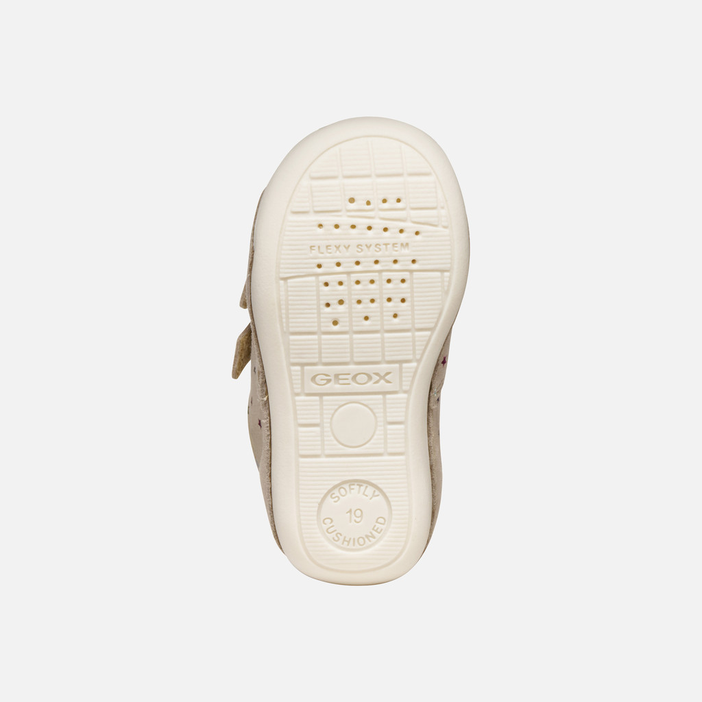 Velcro shoes TUTIM BABY Beige/Light Gold - image number 6 | GEOX