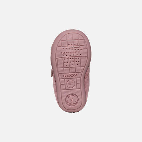 Velcro shoes TUTIM BABY Pink/Platinum - image number 6 | GEOX