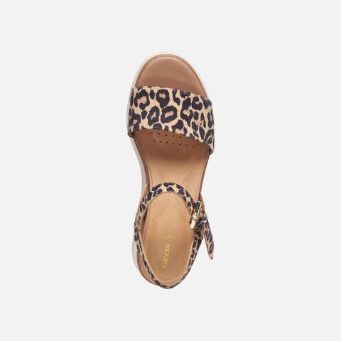 Sandales l&eacute;opard GARDENIA FEMME Cuir - image number 5 | GEOX