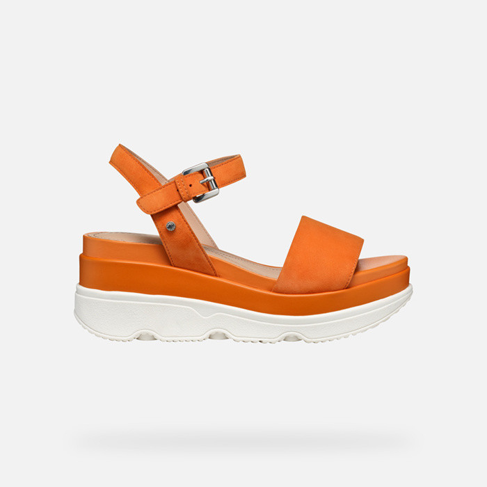 Platform sandals GARDENIA WOMAN Orange | GEOX