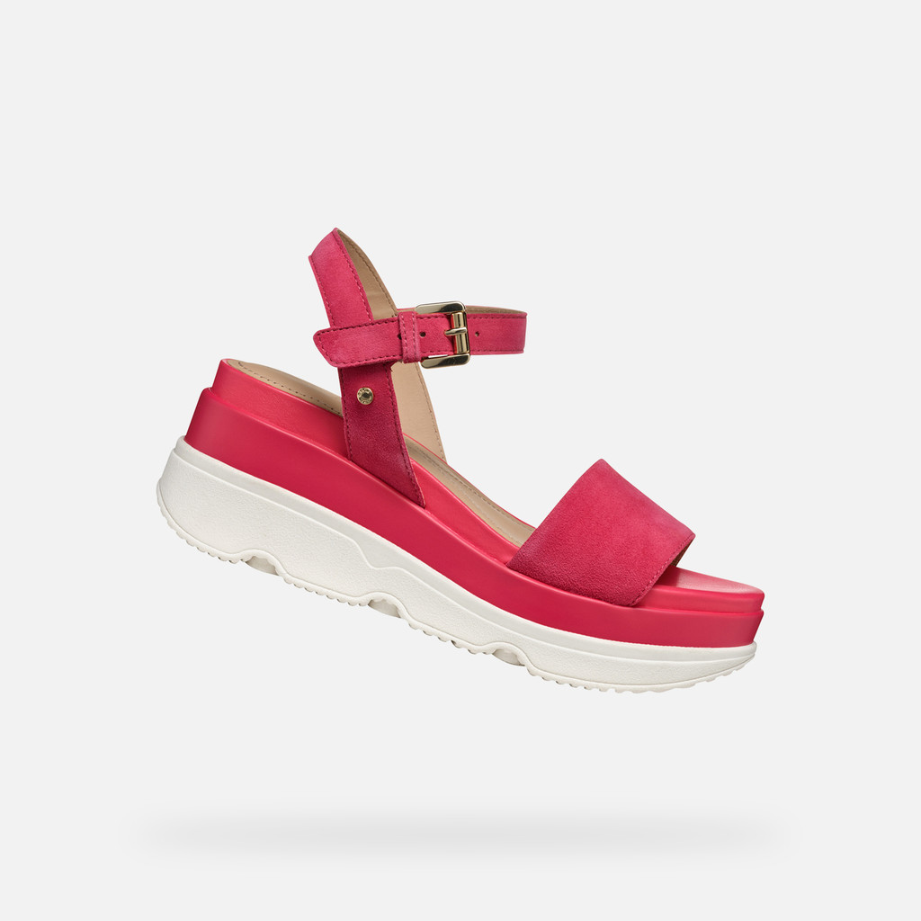 Platform sandals GARDENIA WOMAN Coral - image number 0 | GEOX