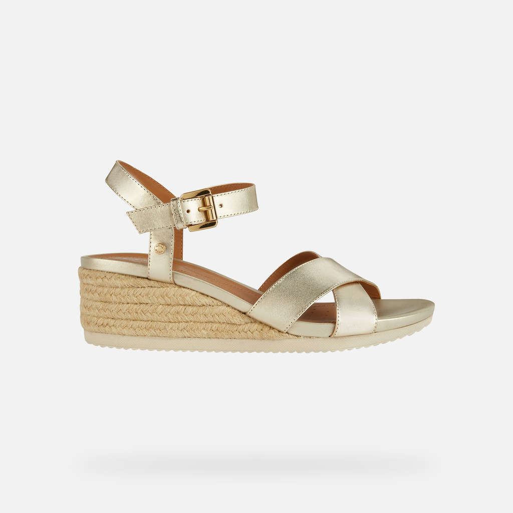 Ischia Corda Femme Or Clair