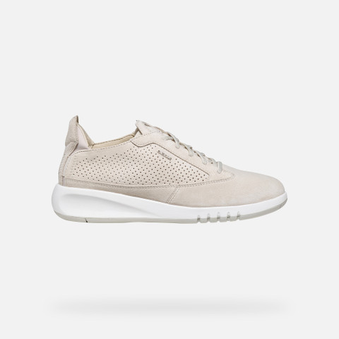 Low top sneakers AERANTIS WOMAN Light Sand - image number 1 | GEOX