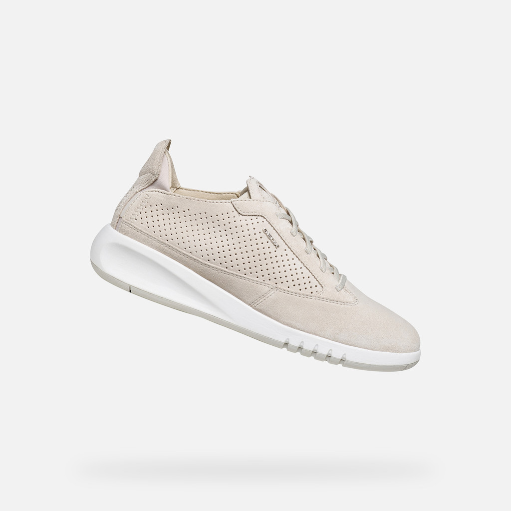 Low top sneakers AERANTIS WOMAN Light Sand - image number 0 | GEOX