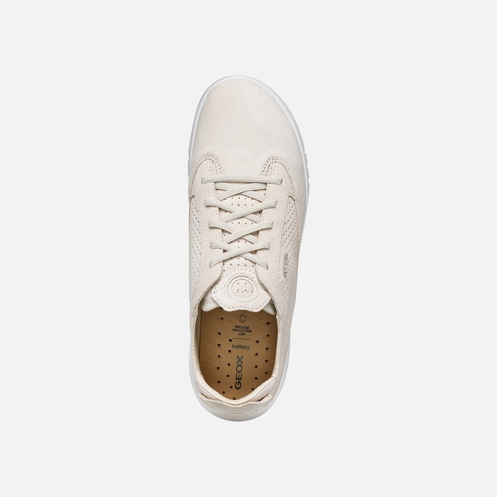 Low top sneakers AERANTIS WOMAN Light Sand - image number 5 | GEOX