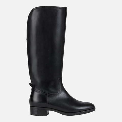 Leather boots FELICITY WOMAN Black - image number 0 | GEOX