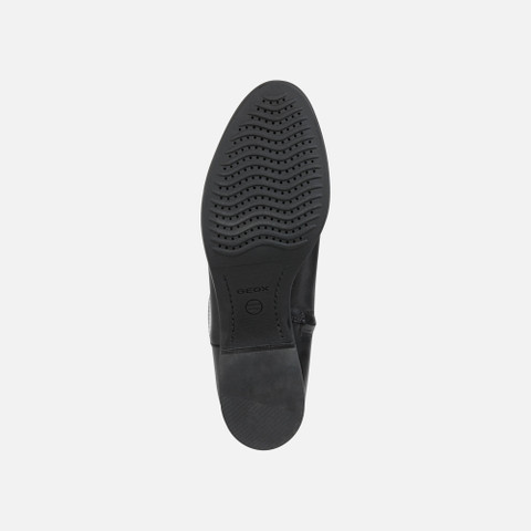 Leather boots FELICITY WOMAN Black - image number 7 | GEOX