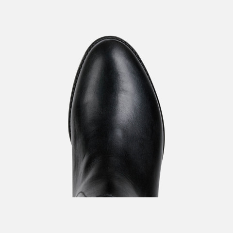 Leather boots FELICITY WOMAN Black - image number 8 | GEOX
