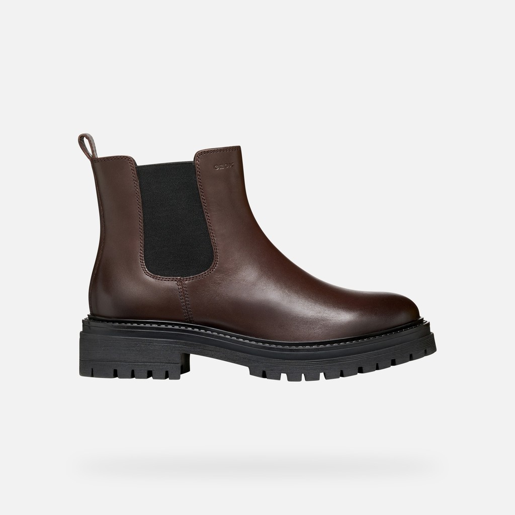 Chelsea boots IRIDEA WOMAN Mahogany - image number 2 | GEOX