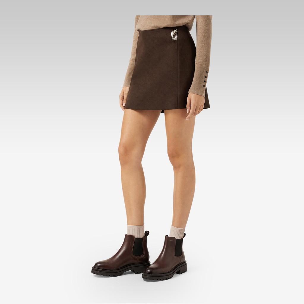 Chelsea boots IRIDEA WOMAN Mahogany - image number 1 | GEOX