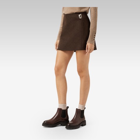 Chelsea boots IRIDEA WOMAN Mahogany - image number 1 | GEOX