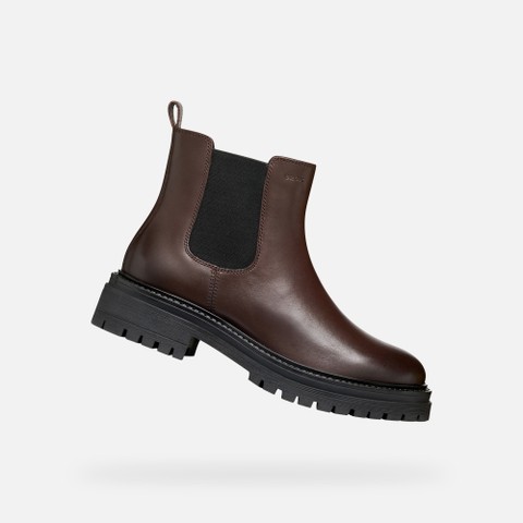Chelsea boots IRIDEA WOMAN Mahogany | GEOX