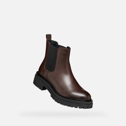 Chelsea boots IRIDEA WOMAN Mahogany - image number 5 | GEOX